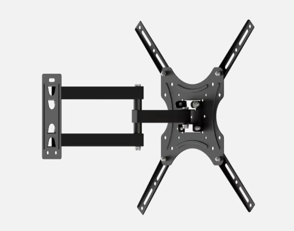 Full Motion TV Wall Mount for 26-55 inch TVs, up to 99lbs and VESA 400x400mm, Wall Mount TV Bracket with Articulating Swivel Extension Tilting Levelling for LED LCD OLED 4K Flat Curved Screen