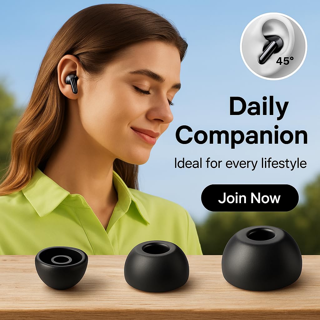 Wireless Earbuds, Bluetooth 6.0, Wireless Headphones, LED Digital Battery Display, IPX7 Waterproof in Ear Headphones, 56-Hour Playtime, 200 Hr Standby,Type-C Charging, Smart Touch Controls.